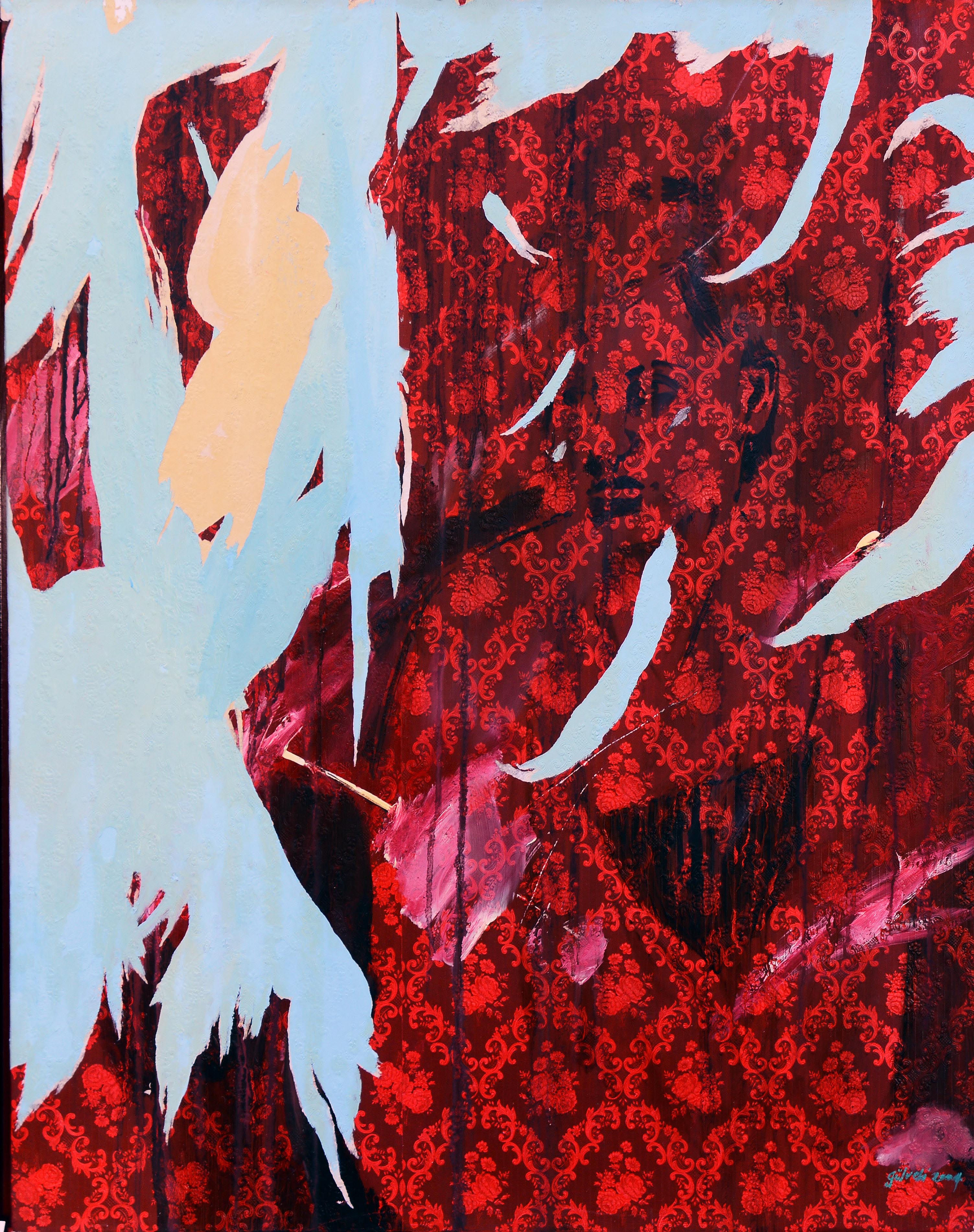 2004, Tuval üzerine karışık teknik- Mixed media on canvas, 110×90 cm